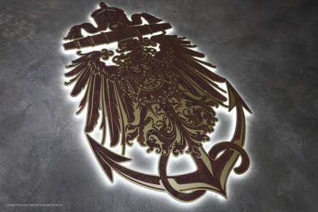 Westindien Compagnie - Beleuchtetes Wappen