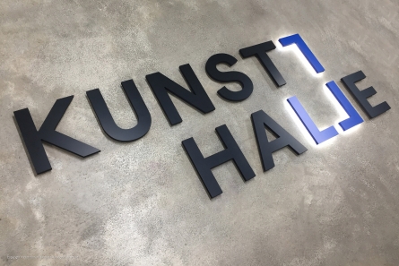 Kunsthalle - Zeche Zollverein - Lichtwerbung