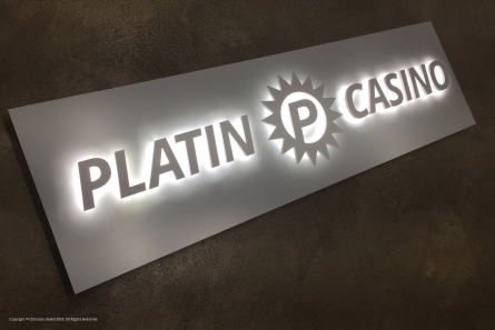 Platin Casino - Leuchtreklame direkt vom Hersteller