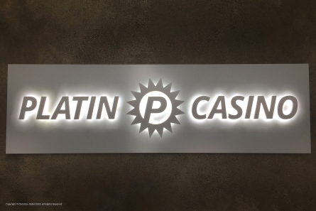 Platin Casino - Leuchtreklame direkt vom Hersteller