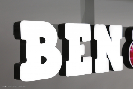BEN and JERRYS - 3D Lichtwerbung