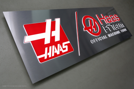 Haas F1 Team - Leuchtreklame - Made in Germany