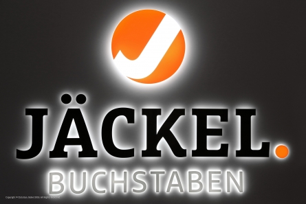 JÄCKEL Buchstaben - Eigenwerbung