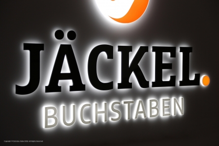 JÄCKEL Buchstaben - Eigenwerbung