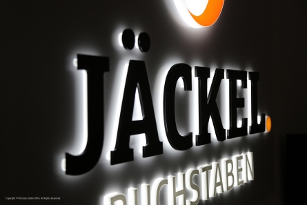 JÄCKEL Buchstaben - Eigenwerbung