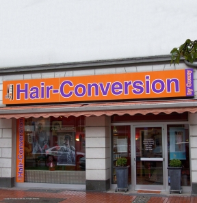 Hair-Conversion - Leuchtreklame