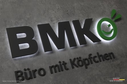 BMK - Beleuchtetes 3D-Logo