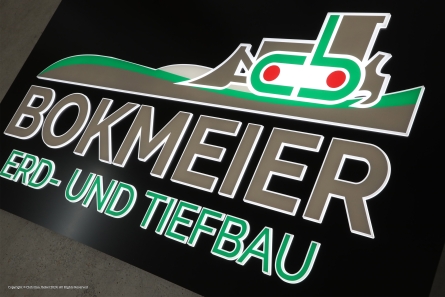 BOKMEIER Erd- und Tiefbau - Leuchtreklame