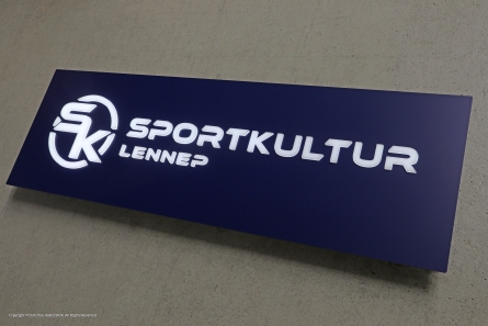 SPORTKULTUR LENNEP - Flache Leuchtreklame
