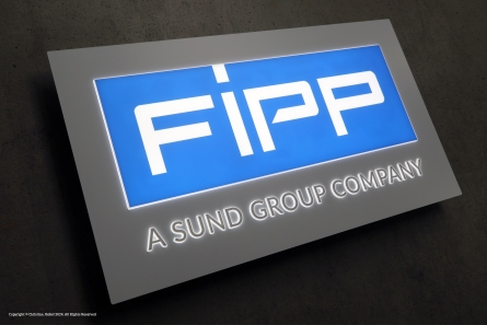FIPP - Flache Leuchtreklame für den Außenbereich