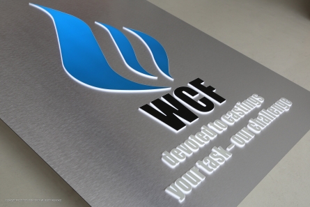 WCF - Leuchtwerbung fürs Büro