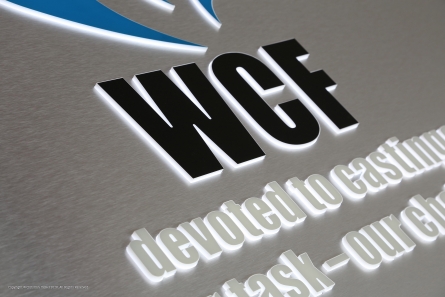 WCF - Leuchtwerbung fürs Büro