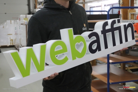 webaffin - Stehendes Logo und Handheld aus XPS und Forex