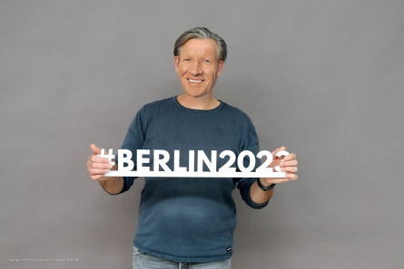BERLIN 2023 - Schriftzug für die Hand (Fotoshooting)