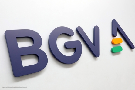 BGV - Nachhaltiges Wandlogo aus lackiertem MDF