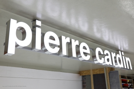 pierre cardin - Hochwertige Profil 6 Leuchtbuchstaben aus Aluminium