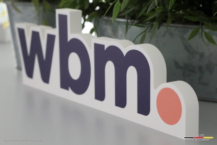 wbm - Tischaufsteller aus Forex