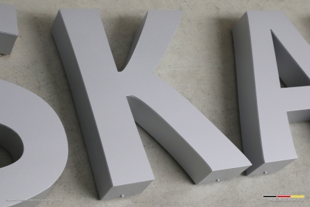 SKALA - Profil 01 Buchstaben aus Aluminium