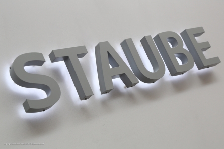 STAUBE - Profil 3 LED-Leuchtbuchstaben aus Aluminium