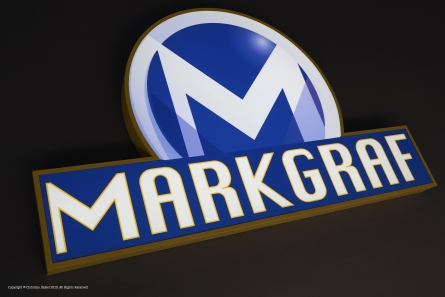MARKGRAF - Lichtwerbung mit Profil 4 Leuchttransparent