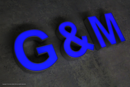 G&M - Profil 5 Leuchtbuchstaben