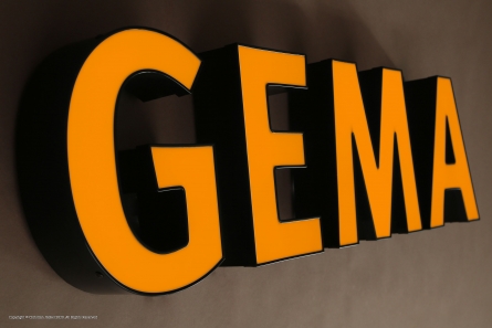 GEMA - Profil 5 Leuchtbuchstaben