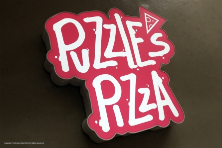 Puzzles Pizza - Freiform Leuchtkasten als Profil 5