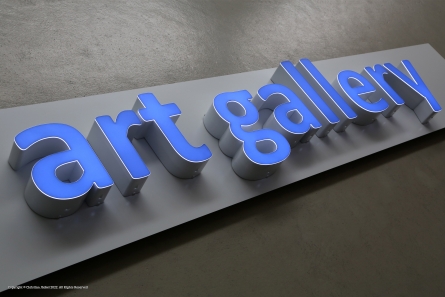 art gallery - Profil 6 Leuchtbuchstaben