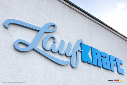 LaufKRAFT - Profilbuchstaben aus Aluminium - Made in Germany