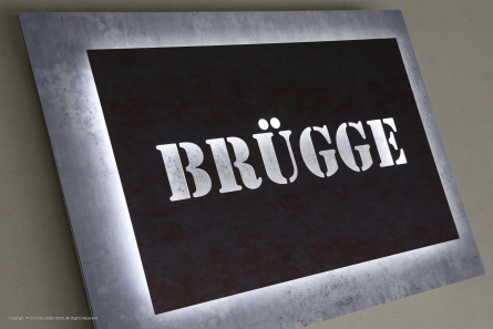 BRÜGGE - Rostige Leuchtreklame