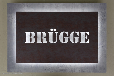 BRÜGGE - Rostige Leuchtreklame