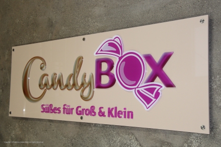 Candy BOX - Aussenreklame