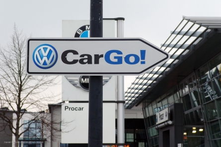 CarGo! - VW Autohaus - Richtungsschilder