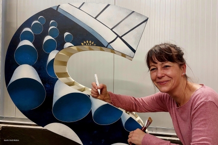 Selfie-Point Meißen - Stehende Holzbuchstaben