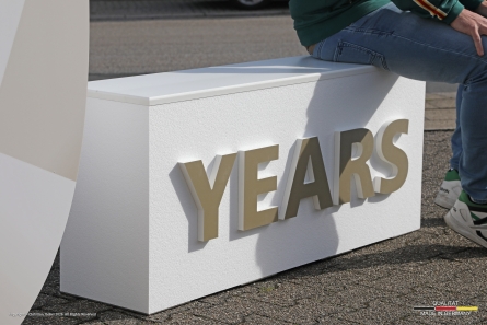 50 YEARS - Stehende Zahlen für Jubiläum