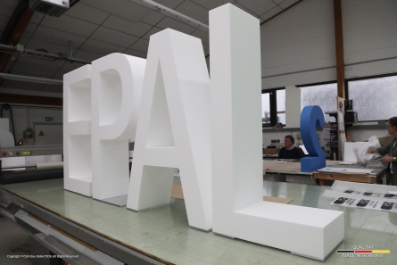 EPAL - Stehende Buchstaben aus hochwertigem EPS
