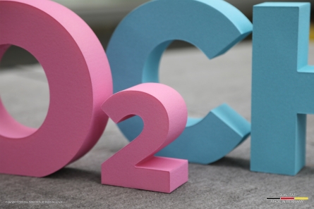 Stehende Elementsymbole aus dem Periodensystem