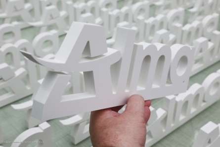 Alma - Tischaufsteller als Give-Aways