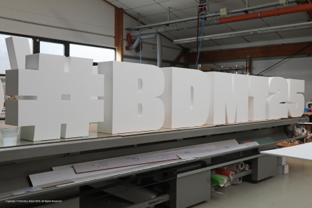 #BDMT25 - Stehende Styroporbuchstaben
