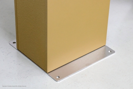 Stehende 10 aus EPS und PVC in RAL 1036