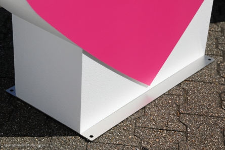 I love OVB - Stehender Schriftzug aus Styropor