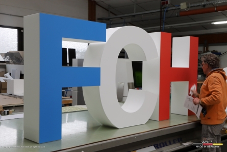 F.C. Hansa Rostock - Stehende Vereins-Buchstaben aus hochwertigem EPS