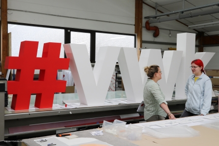 VWK - Große Buchstaben aus Styropor