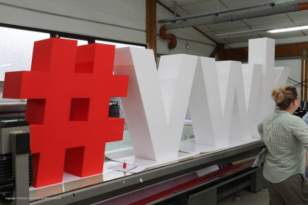 VWK - Große Buchstaben aus Styropor