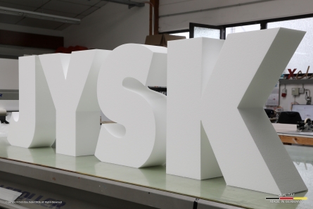 JYSK - Stehende XXL-Buchstaben aus EPS