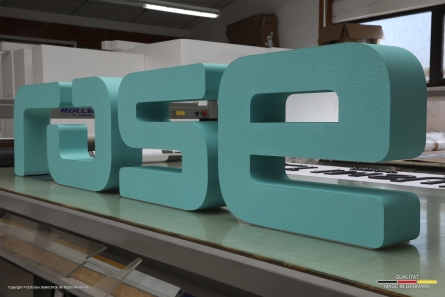 ROSE - Stehende Buchstaben aus hochwertigem EPS