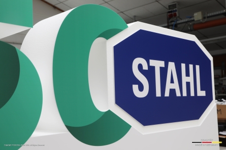 STAHL - 150 Jahre Jubiläumsaufsteller