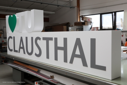 I LOVE TU CLAUSTHAL - XXL Aufsteller aus Styropor