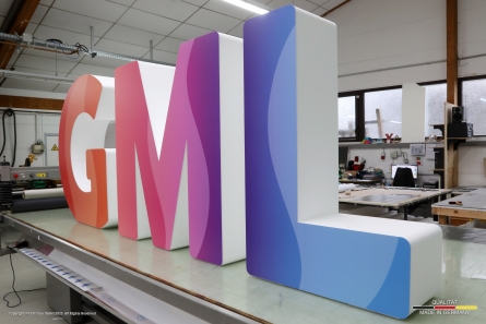 GML - Stehende Buchstaben in XXL
