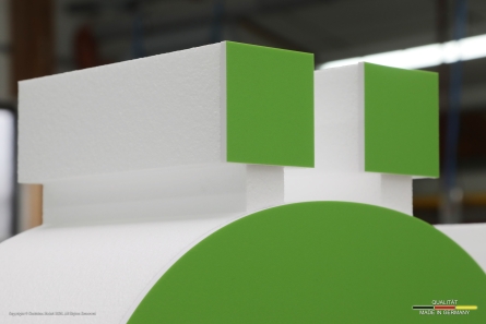 SÖLL VERTRIEB - Stehendes Hashtag mit 2-zeiligen 3D-Buchstaben